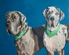 Load image into Gallery viewer, Custom 24x30 Pet Portrait Painting