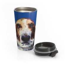 Load image into Gallery viewer, Custom 15 oz. Stainless Steel Travel Mug with Portrait