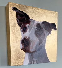 Load image into Gallery viewer, Gold Leaf Style Custom 8x8 Pet Portrait Painting