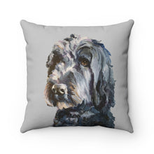 Load image into Gallery viewer, Custom Spun Polyester Square Pillow With Your Portrait