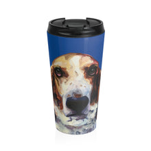 Load image into Gallery viewer, Custom 15 oz. Stainless Steel Travel Mug with Portrait