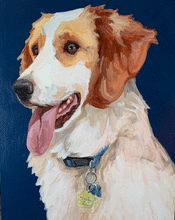 Load image into Gallery viewer, Custom 16x20 Pet Portrait Painting