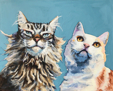 Load image into Gallery viewer, Custom 8X10 Pet Portrait Painting
