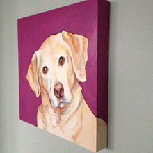 Load image into Gallery viewer, Custom 12x12 Pet Portrait Painting