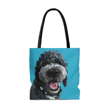 Load image into Gallery viewer, Custom Portrait on Large Tote 18&quot; x 18&quot;